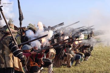 Pulverdampf und Kanonendonner: Beim Scharnhorstfest in Lützen wird die Schlacht von 1813 zum emotionalen Erlebnis, Foto: Museum Lützen, Atelier Beissert