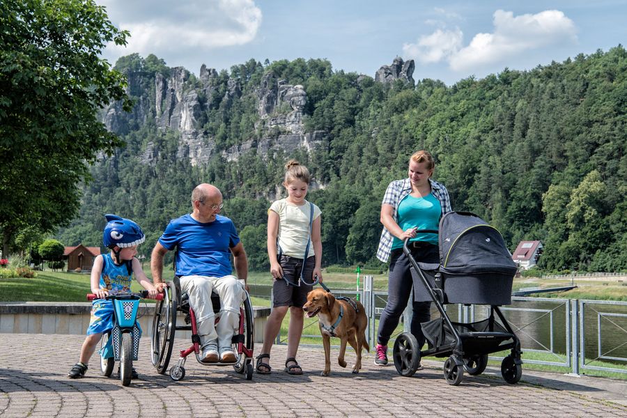 Die Sächsische Schweiz barrierefrei erleben. Foto: Florian Trykowski