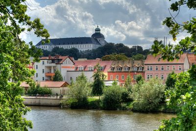 Biel , Fluss , Saale , Saale-Unstrut , Schloss , Sommer , Wasser , Weißenfels 
