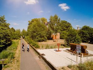 Drohne, Droyßig, Personen , Rad, Sommer, Sonne , Transmedial, Zuckerbahnradweg