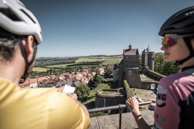 Auf der Burg Stolpen in der Sächsischen Schweiz