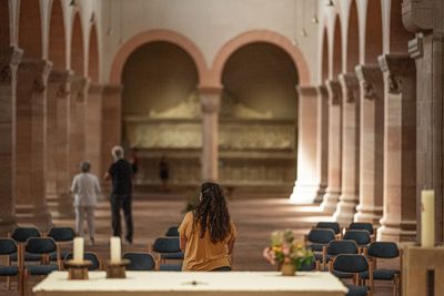 Petersberg, Matte, Sommer, Kirche, Kloster, Personen