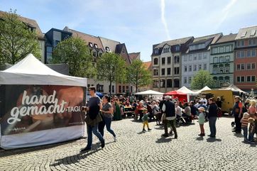 handgemacht-Tage auf dem Marktplatz Jena