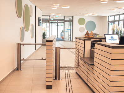 Empfangsbereich des "Wellenbad am Meer" in Bad Zwischenahn