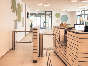 Empfangsbereich des "Wellenbad am Meer" in Bad Zwischenahn