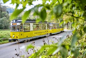Kirnitzschtalbahn bei Bad Schandau