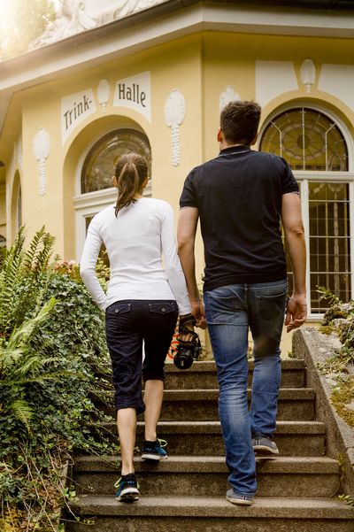 Transmedial, Bad Sulza, Sommer, Personen , Paar, Trinkhalle, Park