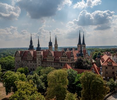 Dom, Matte, Merseburg, Schloss, Sommer, Wolken