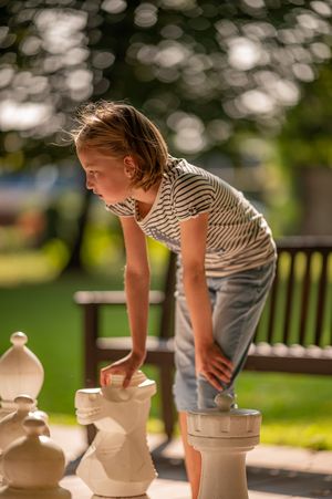 Matte, Sommer, Zeitz, Schlosspark , Kind, Person , Schach, Personen 