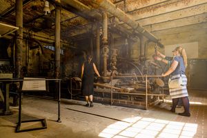 Transmedial, Zeitz, Sommer, Brikettfabrik , Herrmannschacht, Personen , Ausstellung