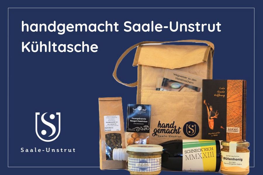 handgemacht Saale-Unstrut Kühltasche mit dem neuen Sortiment