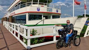 Barrierefrei zugänglich: die Anlegestelle der "Weißen Flotte" in Norden-Norddeich