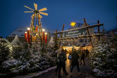 Martplatz, Weihnachtsmarkt, Weißenfels