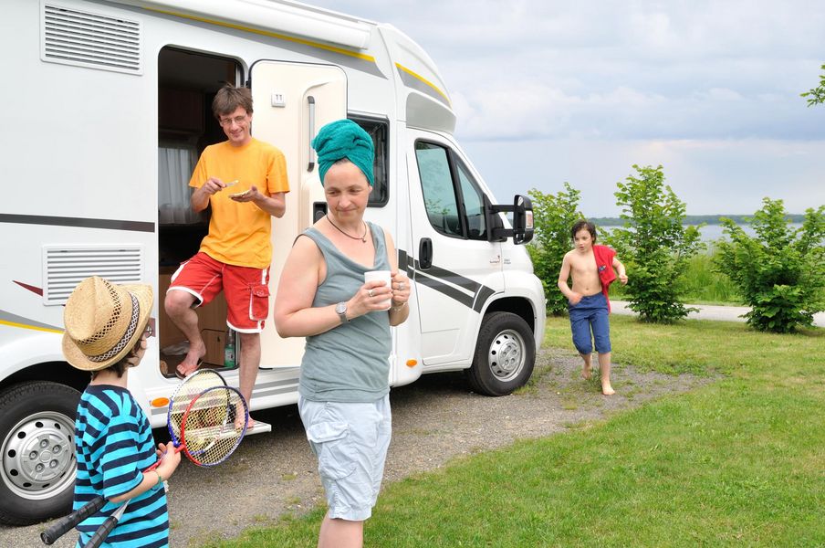 Das Lausitzer Seenland ist ein Paradies für Camper. Foto: Tourismusverband Lausitzer Seenland e.V., Nada Quenzel