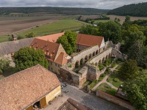Saale-Unstrut , Memleben, Matte , Kloster und Kaiserpfalz, Kloster , Museum , Ausstellung 