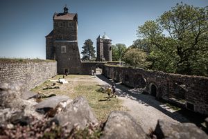 Vierter Burghof auf Burg Stolpen