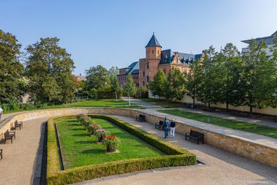 Matte, Sommer, Zeitz, Personen , Sonne, Schlossgarten 