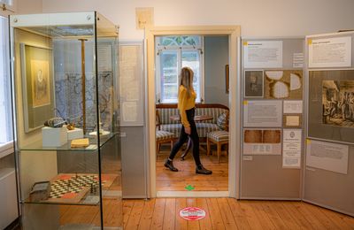 Freyburg, Herbst, Jahnmuseum, Matte, Museum, Person