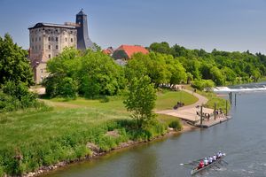 Bad-Dürrenberg-Leuna, Borlachturm, Saale