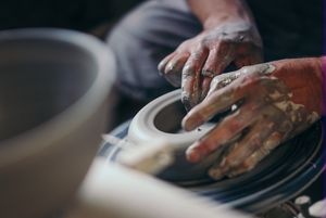 Daniel Remler , Saale-Unstrut , Bürgel , Handwerk , Hände, Töpferei , töpfern 