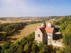 Transmedial, Goseck, Sommer, Schloss , Landschaft , Drohne, Sonne 